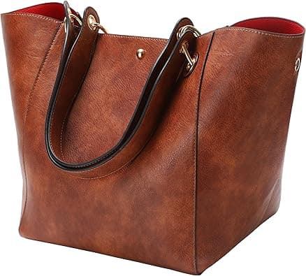 sqlp Large Work Tote Bag for Women Leather Designer Handbags Big Travel bucket bags Ladies Shoulder Bag - Amazon.ae Price Tracker