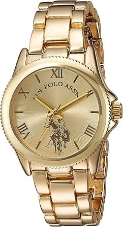 U.S. Polo Assn. Women's Quartz Watch, Analog Display and Stainless Steel Strap, USC40043 - Amazon.ae Price Tracker