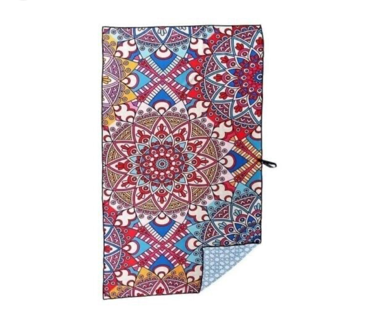 Microfiber Beach Towel - Medallion Whitley Willows - 89cm x 178cm