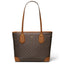 Michael Kors Eva Medium Top Zip Tote (Brown/Acorn)