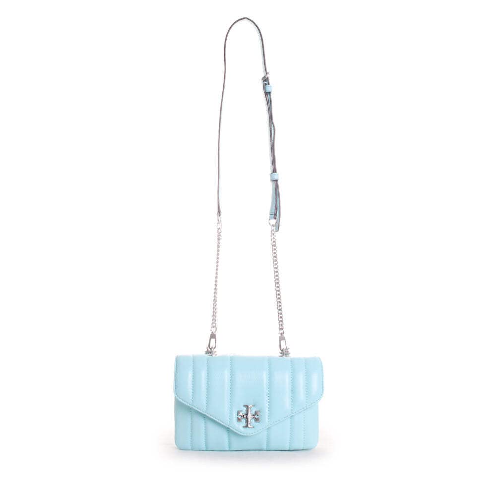 Tory Burch Kira Top Handle Mini Bag, Light Celeste