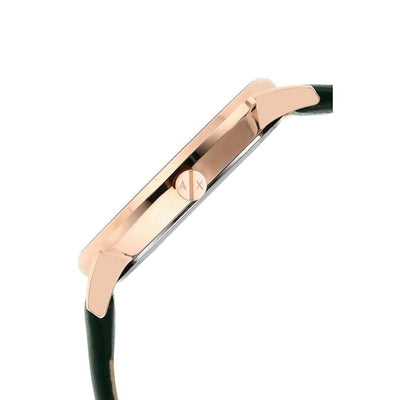 ARMANI EXCHANGE AX5577I Quartz Analog Wrist Watch for Women, 36 mm Case Diameter, Rose Gold