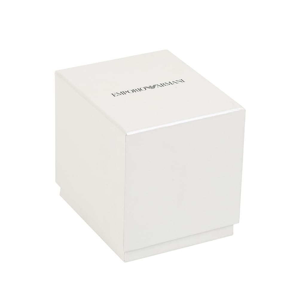 Emporio Armani Men Black Dial Leather Analog Watch - AR11243