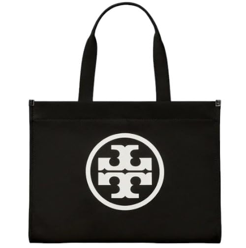 Tory Burch: Ella Tote, Black/Dark Fawn