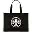 Tory Burch: Ella Tote, Black/Dark Fawn