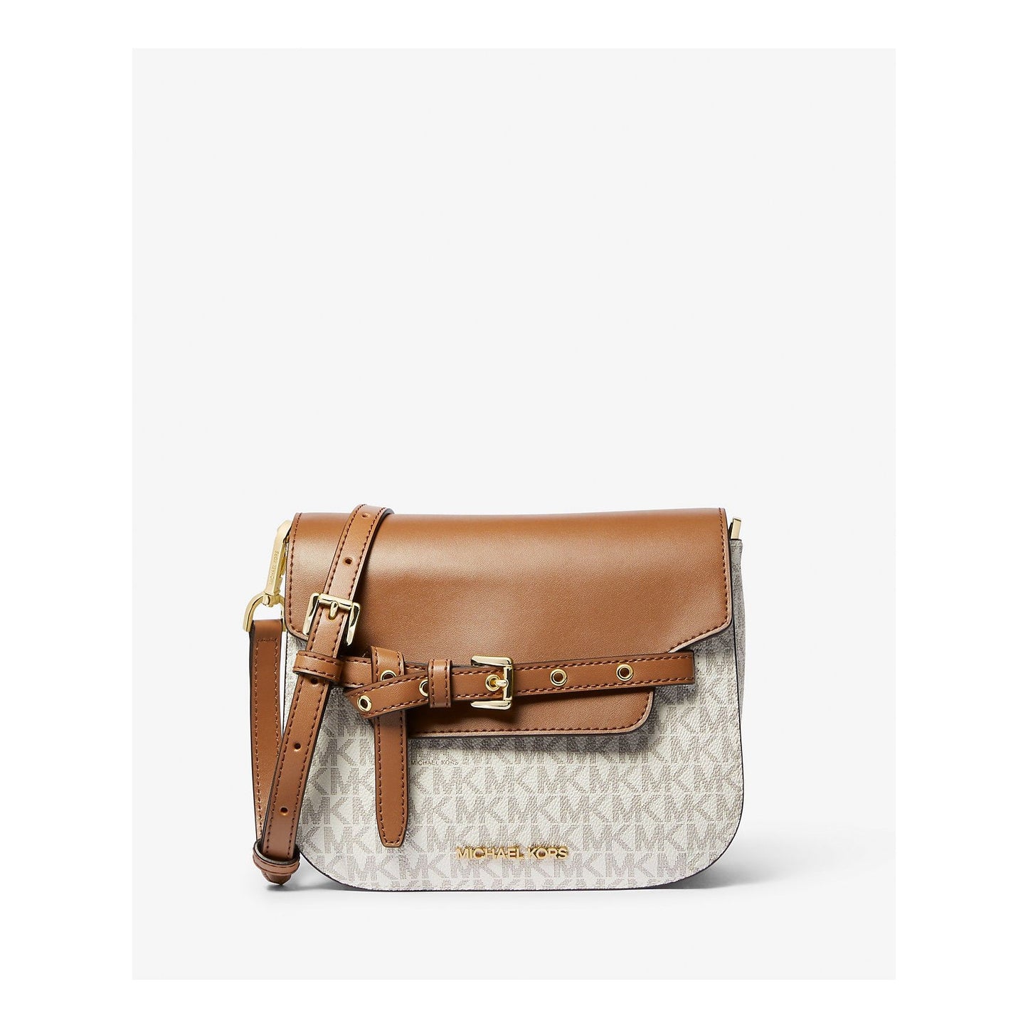 Michael Kors Emilia Small Logo Crossbody Bag (Vanilla)