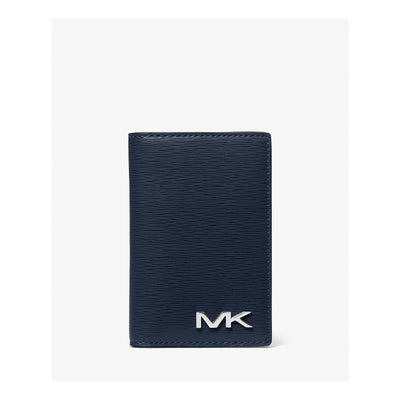 Michael Kors Cooper Bi-Fold Card Case Wallet for Men (Navy)