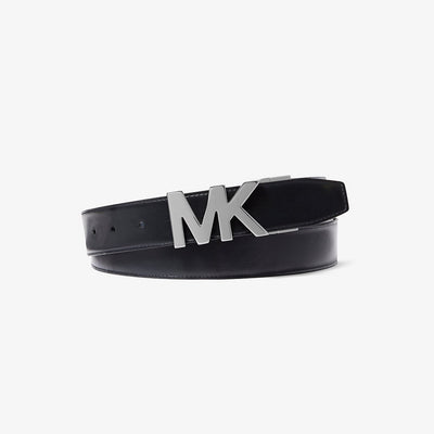 Michael Kors 4-in-1 Reversible Logo Belt Box Set for Men (Black)