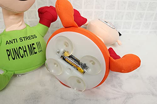 Stress Relief Toy, Touching Punch Electric Plush Vent Toy Me Doll Funny Emotional Relieve Anxiety Screaming for Child, green, 02F39NOKJZ17K4VJKT6U, Medium