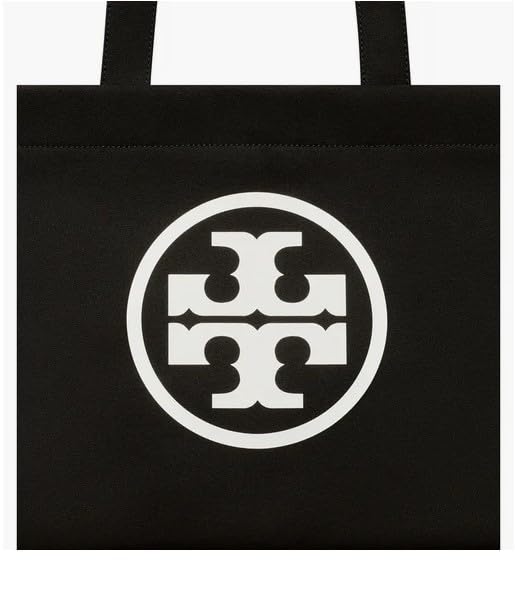 Tory Burch: Ella Tote, Black/Dark Fawn