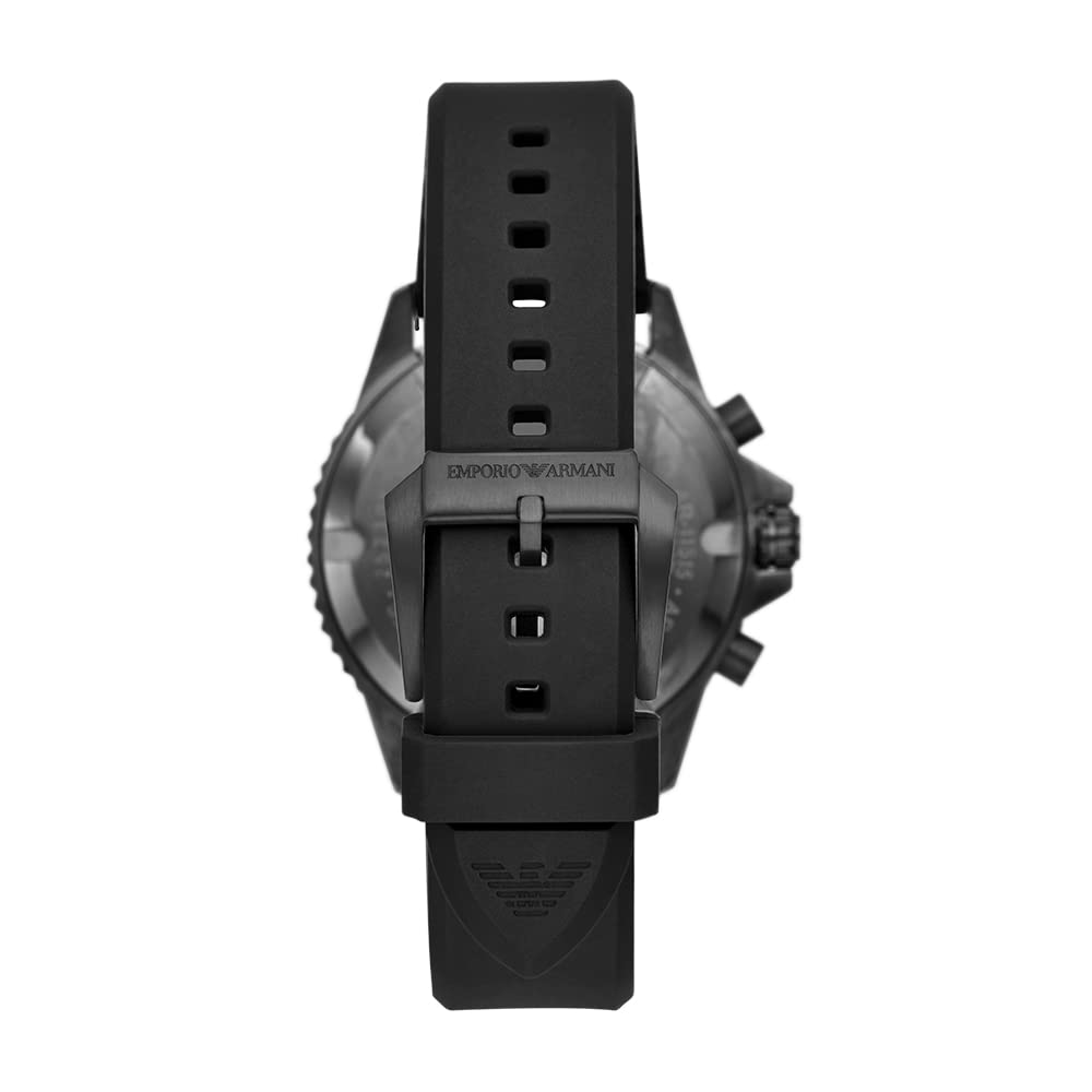 Emporio Armani Men's Dive-Inspired Sports Watch with Stainless Steel, Ceramic, or Silicone Band