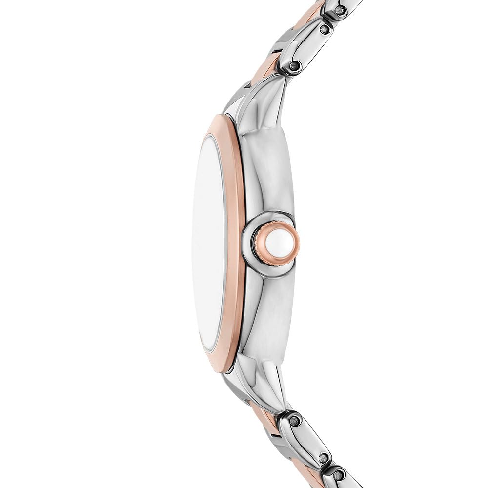 Emporio Armani Watch for Women, Three Hand Quartz Movement and 32mm Case Size with Stainless Steel, Leather or Silicone Strap