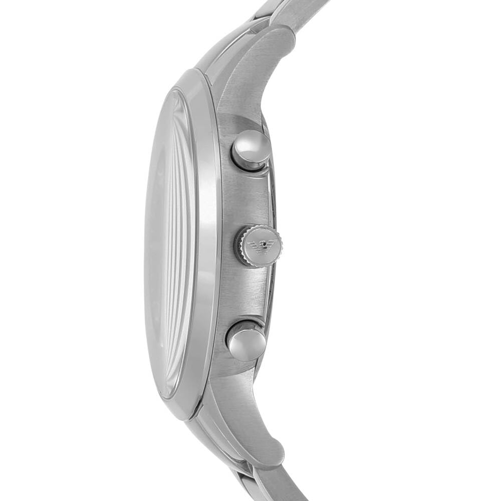 Emporio Armani multifunction stainless steel watch, 43mm case size