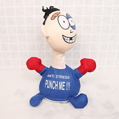 Stress Relief Toy, Touching Punch Electric Plush Vent Toy Me Doll Funny Emotional Relieve Anxiety Screaming for Child, green, 02F39NOKJZ17K4VJKT6U, Medium