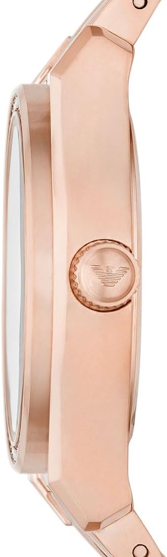 Emporio Armani Watch for Women, Three Hand Quartz Movement and 32mm Case Size with Stainless Steel, Leather or Silicone Strap