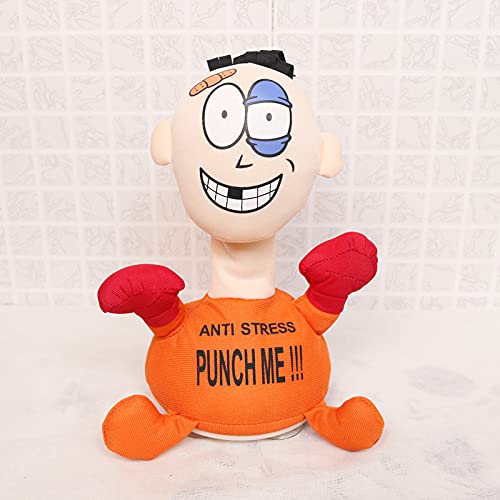 Stress Relief Toy, Touching Punch Electric Plush Vent Toy Me Doll Funny Emotional Relieve Anxiety Screaming for Child, green, 02F39NOKJZ17K4VJKT6U, Medium