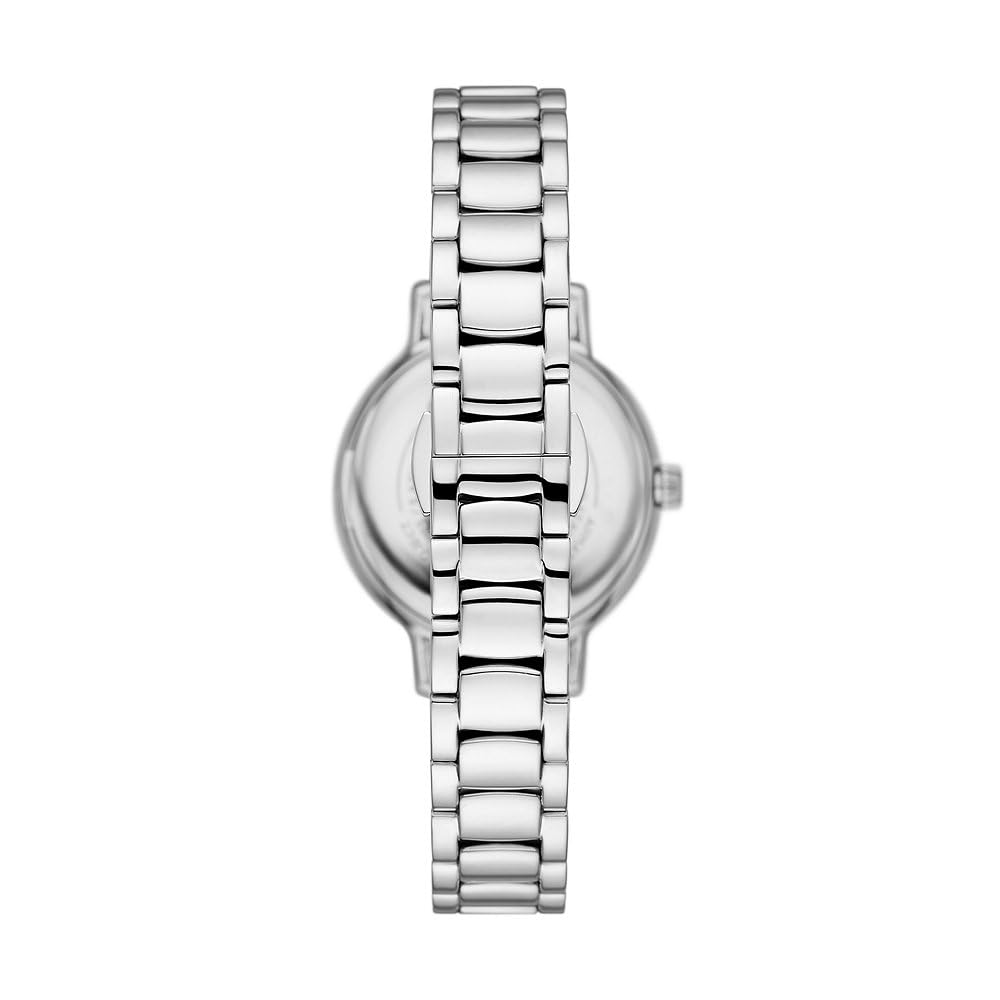 Emporio Armani Watch for Women, Three Hand Quartz Movement and 32mm Case Size with Stainless Steel, Leather or Silicone Strap