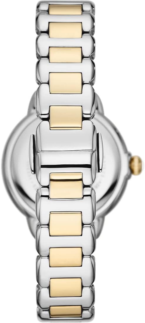 Emporio Armani Watch for Women, Three Hand Quartz Movement and 32mm Case Size with Stainless Steel, Leather or Silicone Strap