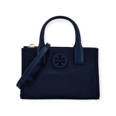 Tory Burch Womens 146437 Elle Gold-Tone Hardware Mini Nylon Tote Bag,