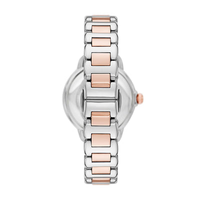 Emporio Armani Watch for Women, Three Hand Quartz Movement and 32mm Case Size with Stainless Steel, Leather or Silicone Strap