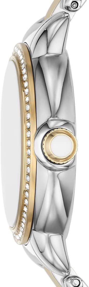 Emporio Armani Watch for Women, Three Hand Quartz Movement and 32mm Case Size with Stainless Steel, Leather or Silicone Strap