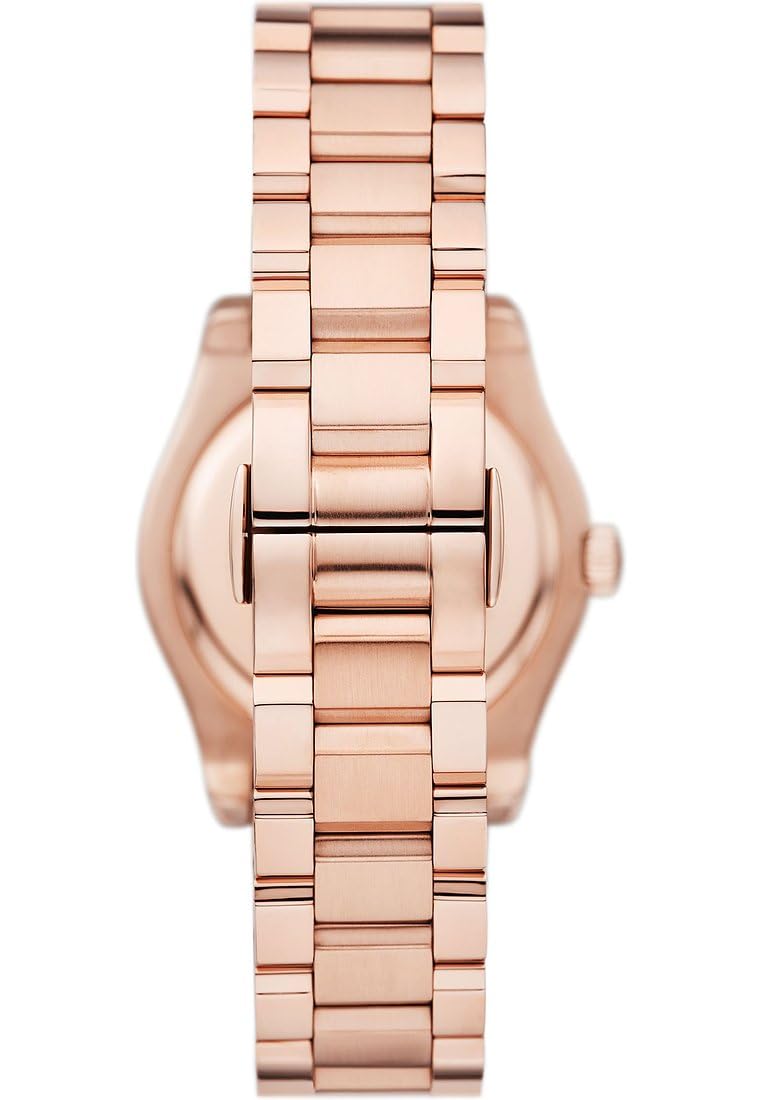 Emporio Armani Watch for Women, Three Hand Quartz Movement and 32mm Case Size with Stainless Steel, Leather or Silicone Strap