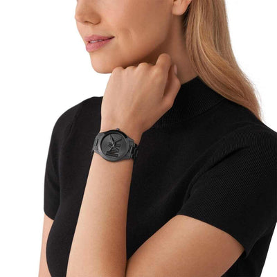 Michael Kors Slim Runway Watch Black