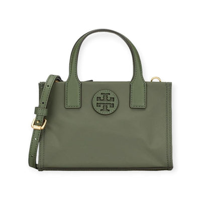 Tory Burch Womens 146437 Elle Gold-Tone Hardware Mini Nylon Tote Bag,