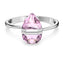 Swarovski Lucent bangle Magnetic, Pink, Rhodium plated