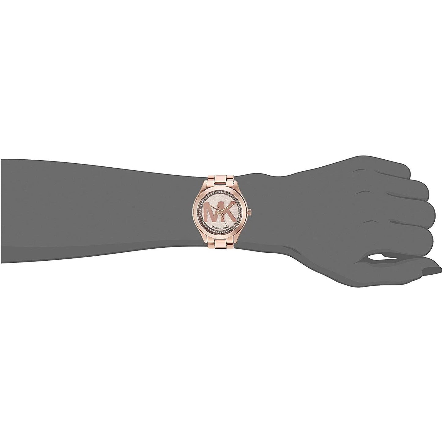 Michael Kors Women's Watch Mini Slim Runway Rose Gold 32mm (MK3549)