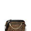 Michael Kors Jet Set Logo Crossbody Handbag (Black/Tiger Color)