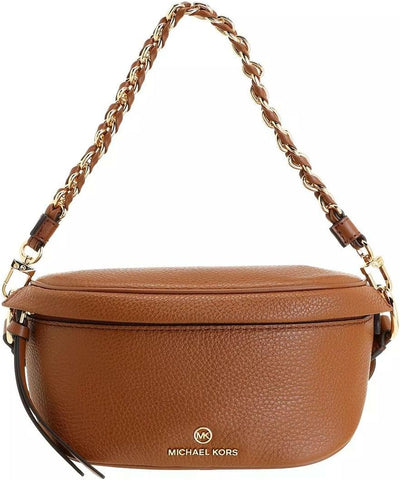 Michael Kors Women's Slater Medium Pebbled Leather Sling Pack, Luggage