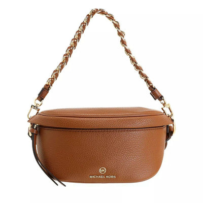 Michael Kors Women's Slater Medium Pebbled Leather Sling Pack, Luggage