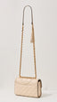 Tory Burch Women's Fleming Small Convertible Shoulder Bag, New Cream, One size