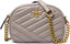 Tory Burch Kira Chevron Small Camera Bag, Gray Heron