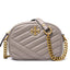 Tory Burch Kira Chevron Small Camera Bag, Gray Heron