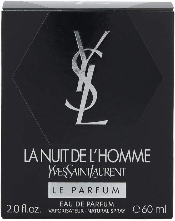 Yves Saint Laurent La Nuit De L'Homme Ysl Le Parfum Eau De Parfum Spray for Men, 2 Ounce