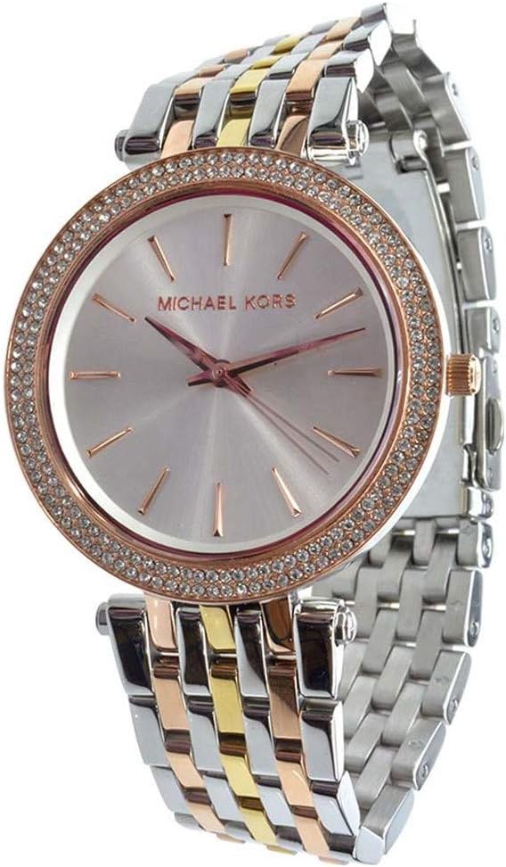 Michael Kors Darci Uhr fr Damen, Quarzwerk mit Edelstahl- oder Lederarmband