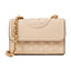 Tory Burch Women's Fleming Small Convertible Shoulder Bag, New Cream, One size