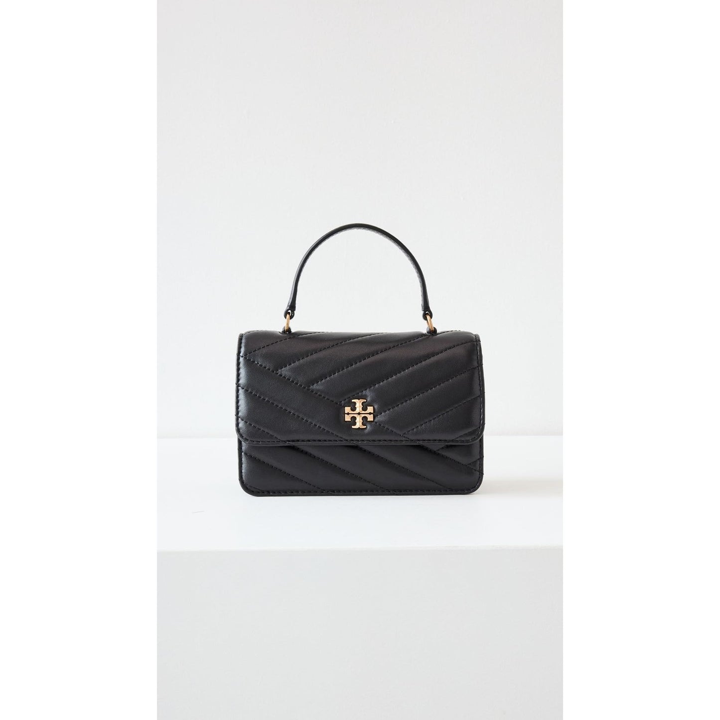 Tory Burch Women's Kira Chevron Mini Top Handle Chain Wallet