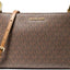 Michael Kors Trisha Medium Triple Compartment Crossbody (Brown)