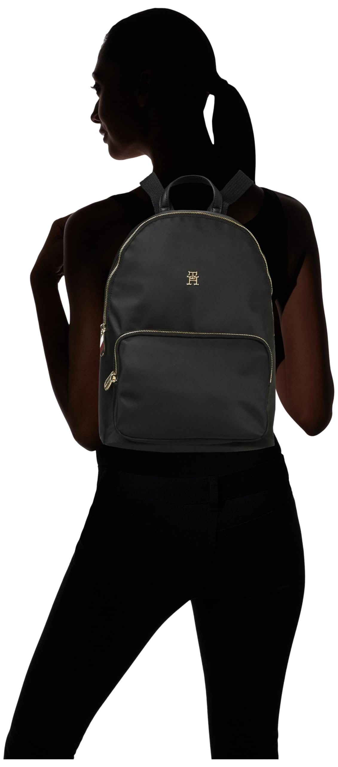 Tommy Hilfiger Womens Poppy Th Backpack Aw0aw15641 Backpacks