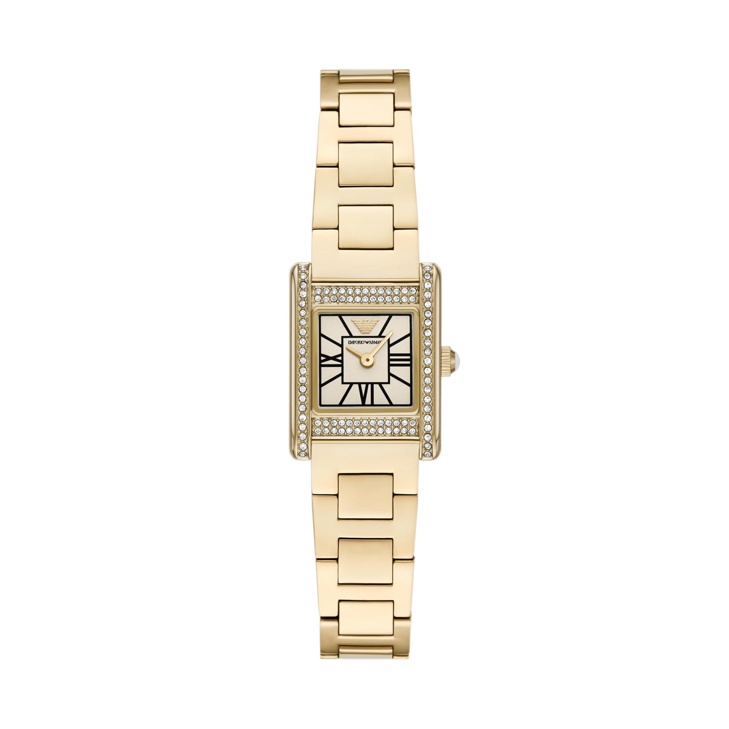 Emporio Armani Two-Hand Rectangular Women's Watch; Dress Watch for Women