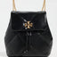 Tory Burch Women's Kira Diamond Quilt Mini Backpack, Black, One Size