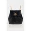 Tory Burch Women's Kira Diamond Quilt Mini Backpack, Black, One Size