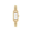 Coach Women's Silver White Dial Ionic Plated Thin Gold 1 Steel Watch - 14504036
