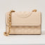 Tory Burch Women's Fleming Small Convertible Shoulder Bag, New Cream, One size