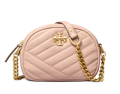 Tory Burch Kira Chevron Small Camera Bag, Devon Sand