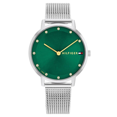 Tommy Hilfiger Women's Blue Dial Stainless