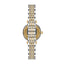 Emporio Armani Women's Two-Hand Two-Tone Stainless Steel Watch and Bracelet Set (Model: AR80078SET), Two-Tone
